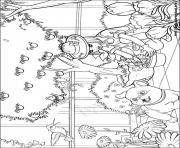 Printable barbie thumbelina 06 coloring pages