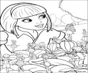 Printable barbie thumbelina 30 coloring pages