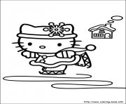 Printable hellokitty christmas 05 coloring pages