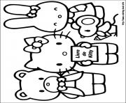 Printable hello kitty 14 coloring pages
