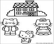 Printable hello kitty 25 coloring pages