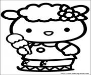 Printable hello kitty 45 coloring pages