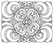 Printable adult patterns coloring pages
