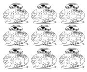 Printable adult bb 8 star wars 7 the force awakens bb8 robot coloring pages