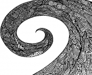 Printable for adult wave coloring pages
