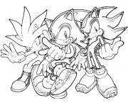 Printable the sonic team coloring pages
