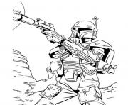 Printable star wars bounty hunter coloring pages