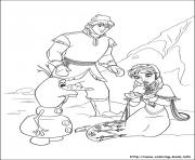 Printable anna is down on the ground coloring pages
