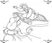 aladdin offers a ride disney coloring pages259a