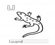 Printable lizard alphabet s freedee8 coloring pages