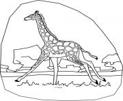 Printable walking giraffe animal coloring pagesa98b coloring pages