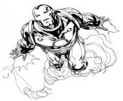 Printable Flying Iron Man 062a coloring pages