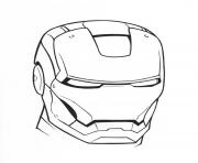 Printable iron man helmet see58 coloring pages