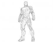 Printable unarmed iron man coloring page5b6b coloring pages