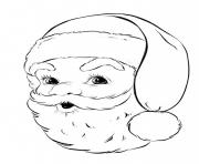 Printable face of santa s free printable805b coloring pages