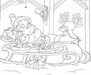 Printable santa s for kids printable preparing presents3bf4 coloring pages