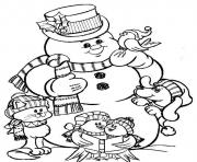 Printable snowman s to print for christmas426a coloring pages