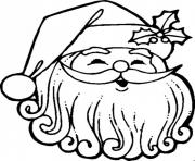Printable coloring pages of santa claus face8ee1 coloring pages