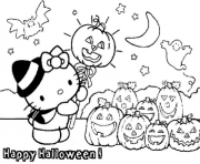 Printable happy halloween  hello kittyb5a6 coloring pages