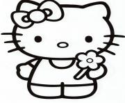 Printable girly hello kitty e981 coloring pages