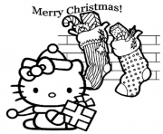 Printable hello kitty  christmas and gifts37ee coloring pages