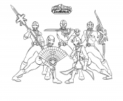 Printable samurai power rangers s for boys31f9 coloring pages