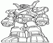 Printable cool power ranger robot s43a4 coloring pages