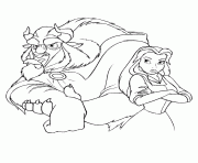 Printable belle mad at beast disney princess 8ea8 coloring pages