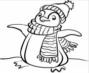 Printable fashionable penguin 54cf coloring pages