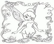 Printable cute tinkerbell s1bb7 coloring pages