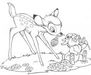 Printable cute bambi sf151 coloring pages