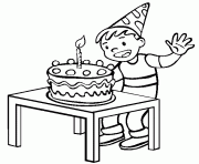 Printable cake and happy birthday s for boysfdc5 coloring pages