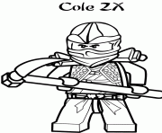 Printable ninjago s cole zxfb67 coloring pages