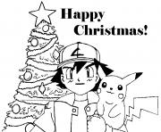 Printable pokemon cartoon free s for christmasc05a coloring pages