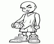 Printable player basketball se725 coloring pages