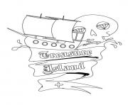 Printable tresure island52e7 coloring pages