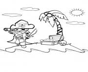 Printable An Island With a Pirate350e coloring pages