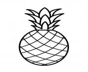 Printable fruit pineapple  free8fdc coloring pages