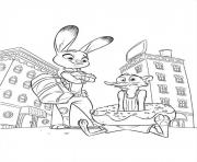Printable zootopia 06 coloring pages