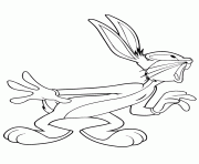 Printable cute bugs bunny cartoon coloring pages