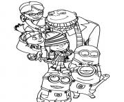 Printable kids cartoon despicable me s3695 coloring pages