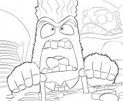 Printable anger inside out coloring pages