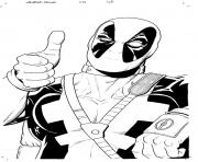 Printable deadpool 21 coloring pages
