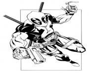 Printable deadpool 7 coloring pages