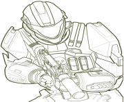 Halo Spartan Coloring Pages 839x1024