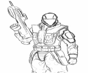 Printable Halo Odst Coloring Pages 785x1024 coloring pages