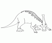 Printable cartoon dinosaur 2 coloring pages