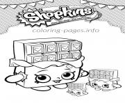 Printable shopkins cheeky chocolate and babies coloring pages