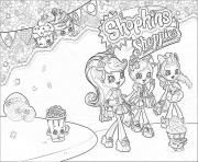 Printable shopkins shoppies girls coloring pages