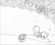 Printable shopkins world background coloring pages